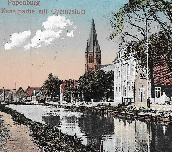 Altes Gemälde vom Carré in Papenburg